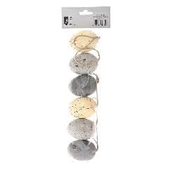 Set 6 Oua Multicolor 25x8x3cm