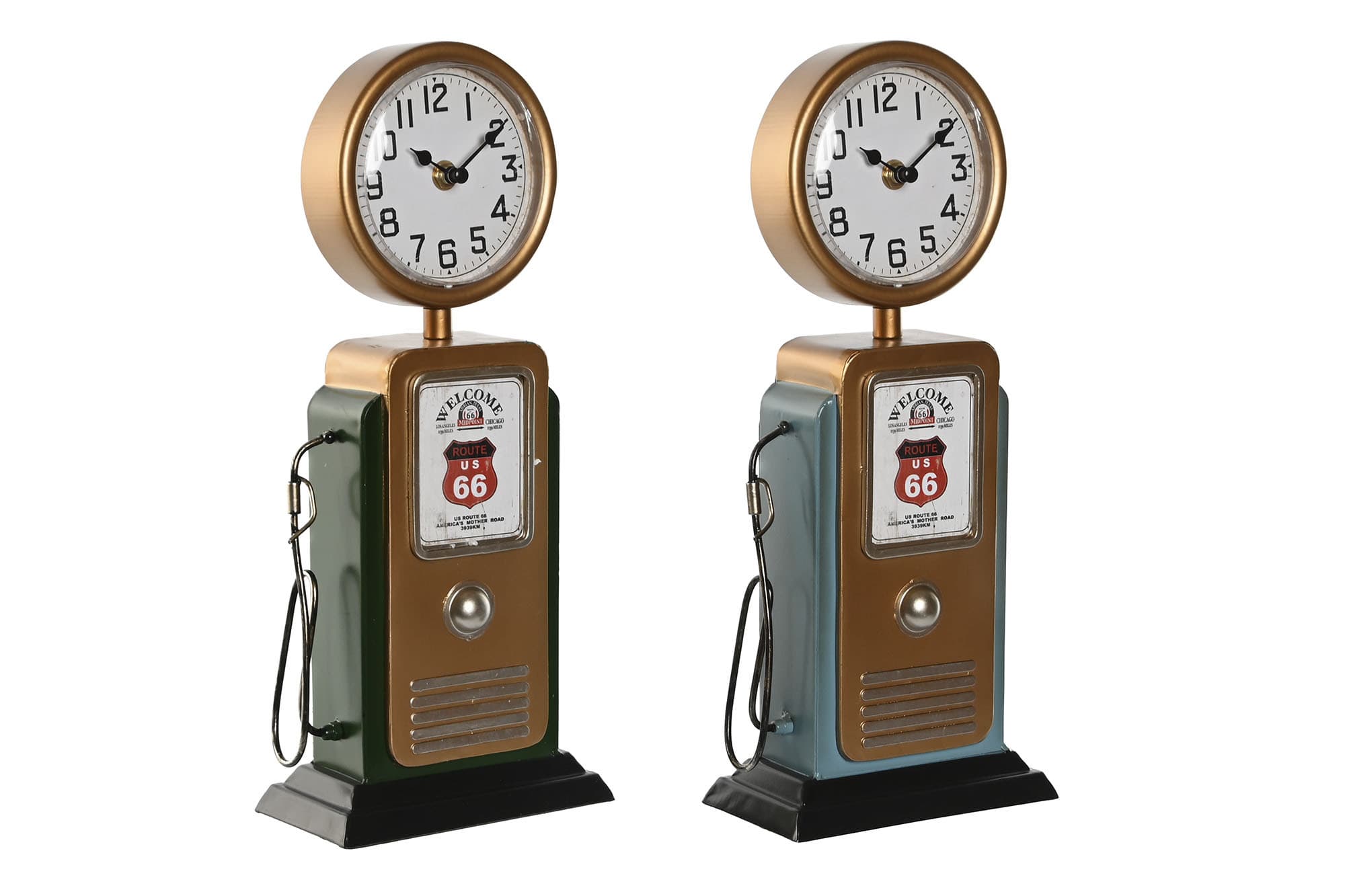 Ceas Decorativ Gas Pump din Metal 14x8x35cm