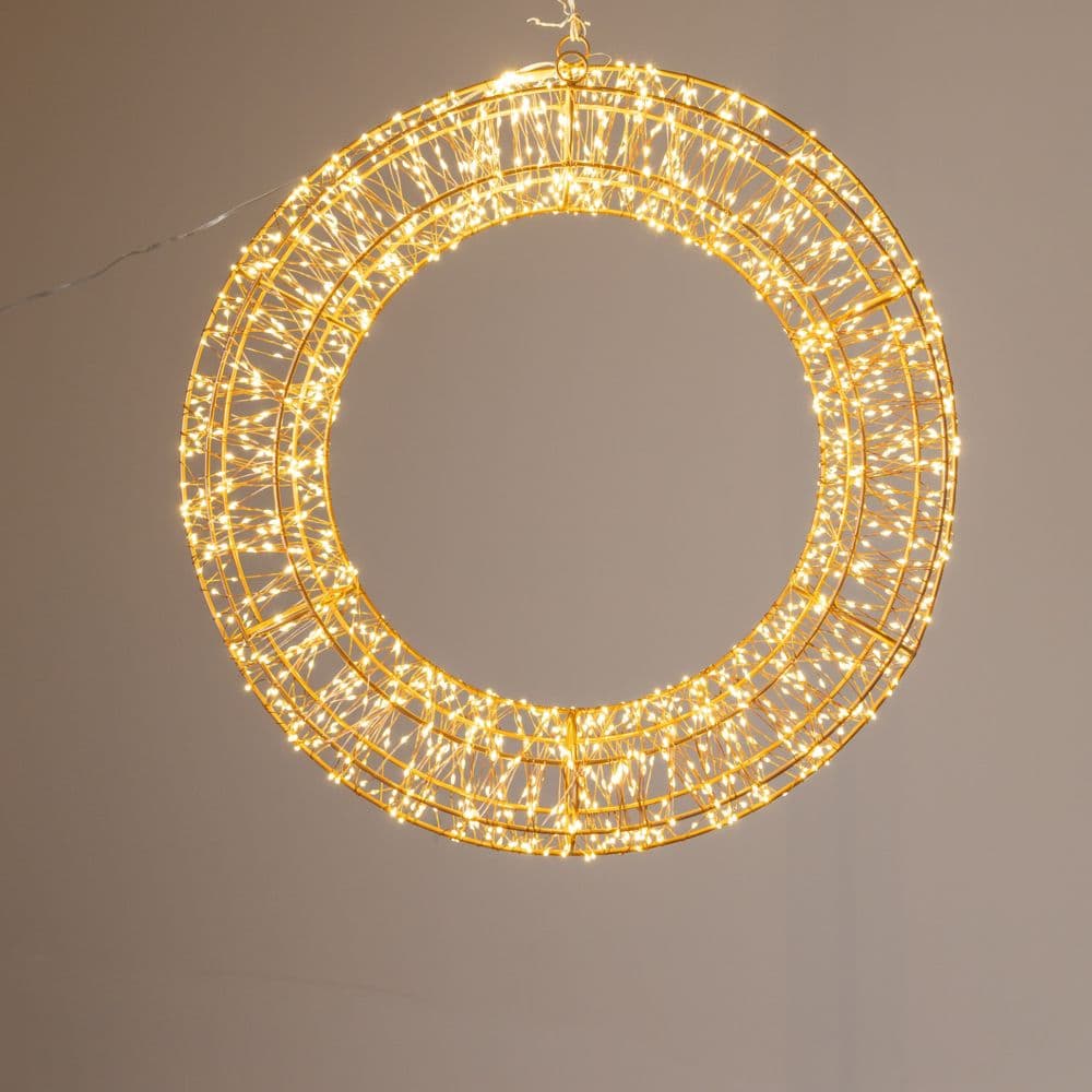 Coronita Bronze din Metal cu 900 LED D50cm