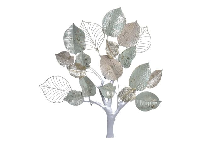 Decoratiune Green Leaves din Metal 102x7x109cm