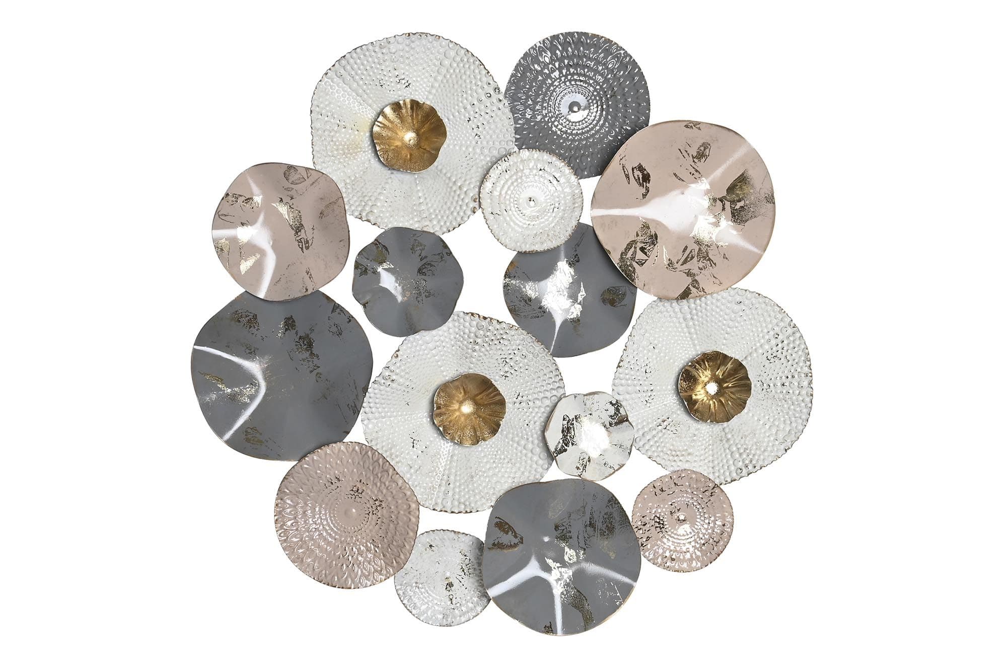 Decoratiune White Grey din Metal D80x7cm