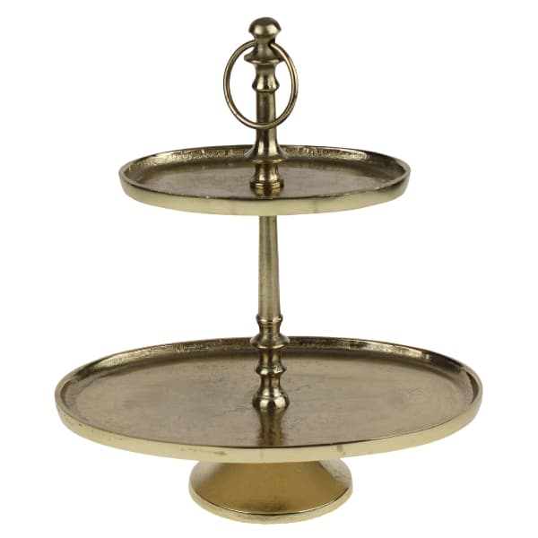 Etajera Golden din Aluminiu 29x20x31cm