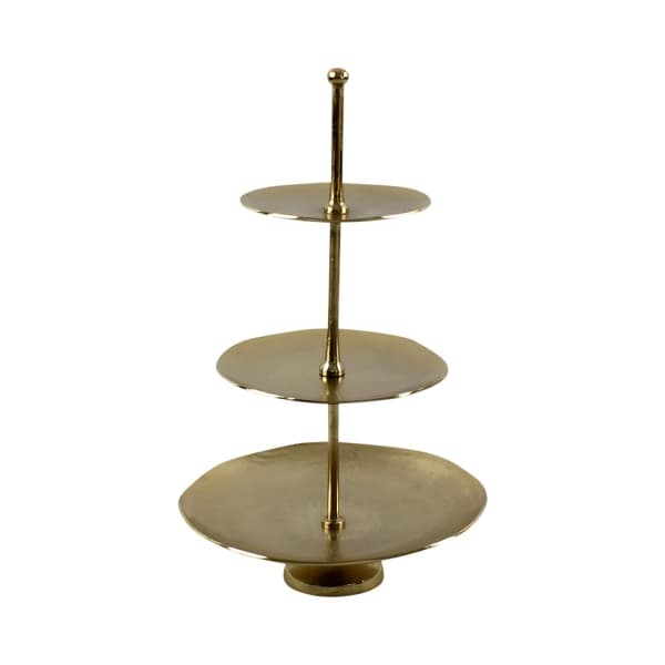 Etajera Golden din Aluminiu D24x70cm
