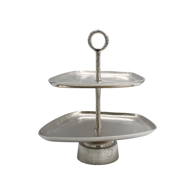 Etajera Silver din Alumininu 42x35x45cm