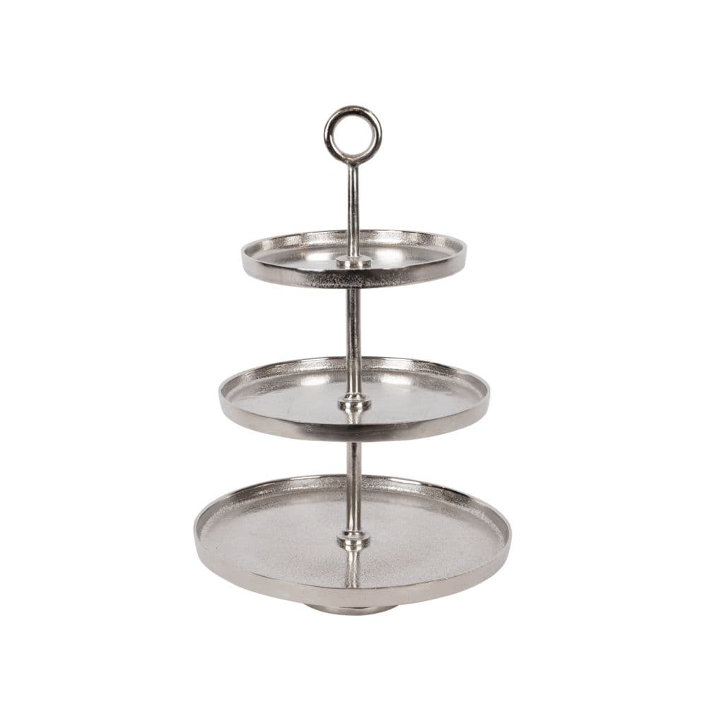 Etajera Silver din Aluminiu D10x48cm