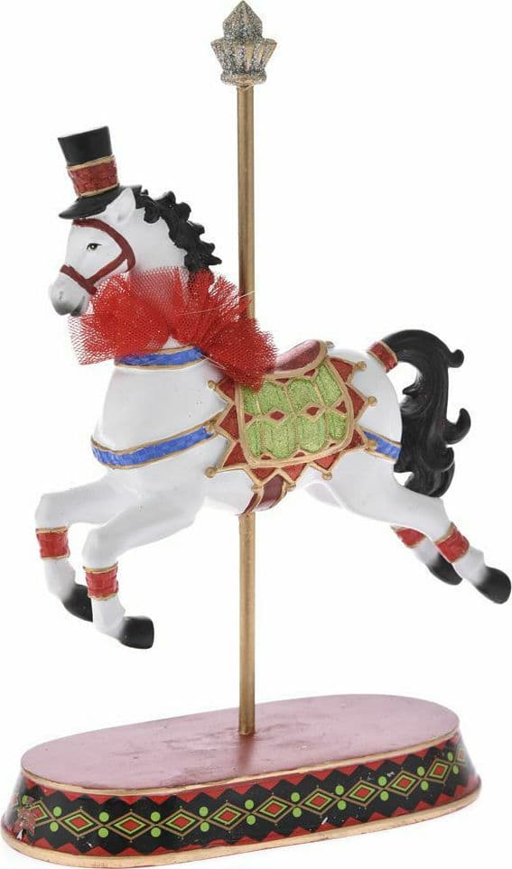 Figurina Carousel Horse din Rasina 20x9x30cm