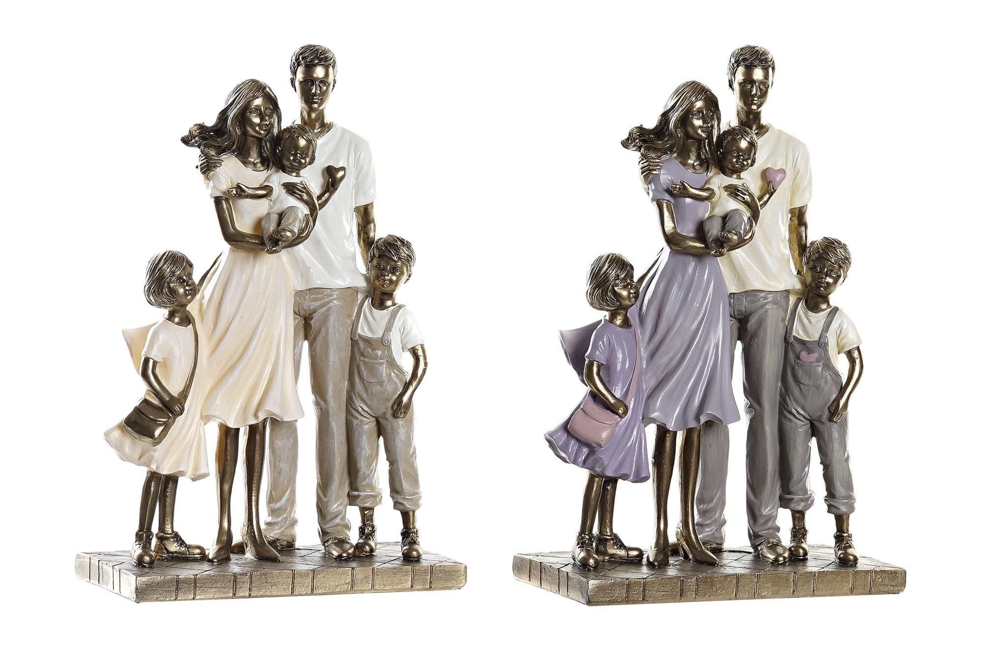 Figurina Family din Rasina 18x9x26cm