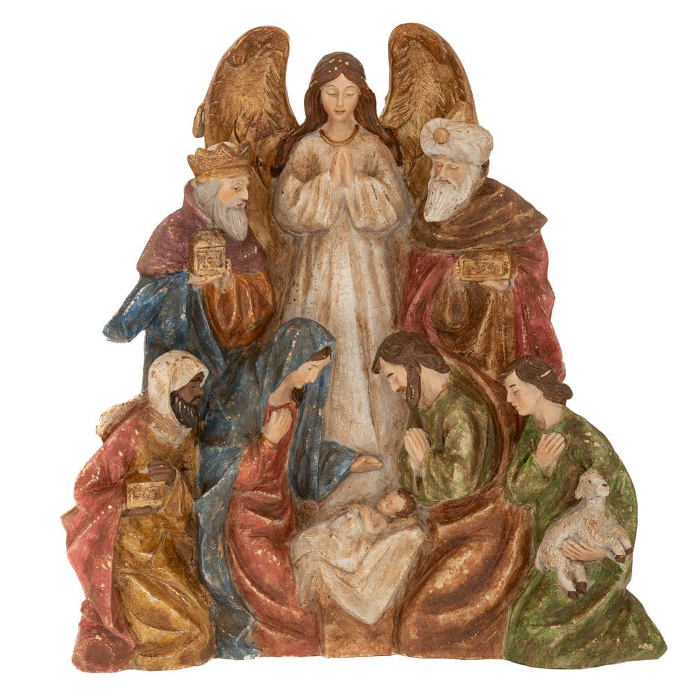 Figurina Nativity Multicolor din Rasina 32x13x33cm