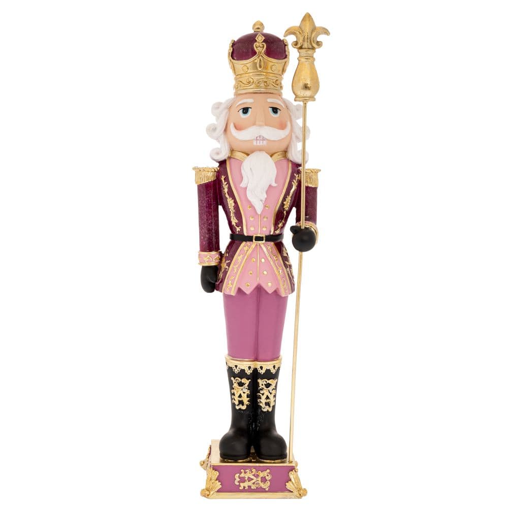 Figurina Pink Nutcracker din Rasina D14x47cm
