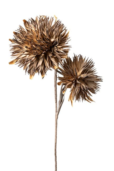 Floare Artificiala Dark Brown din Spuma 90cm