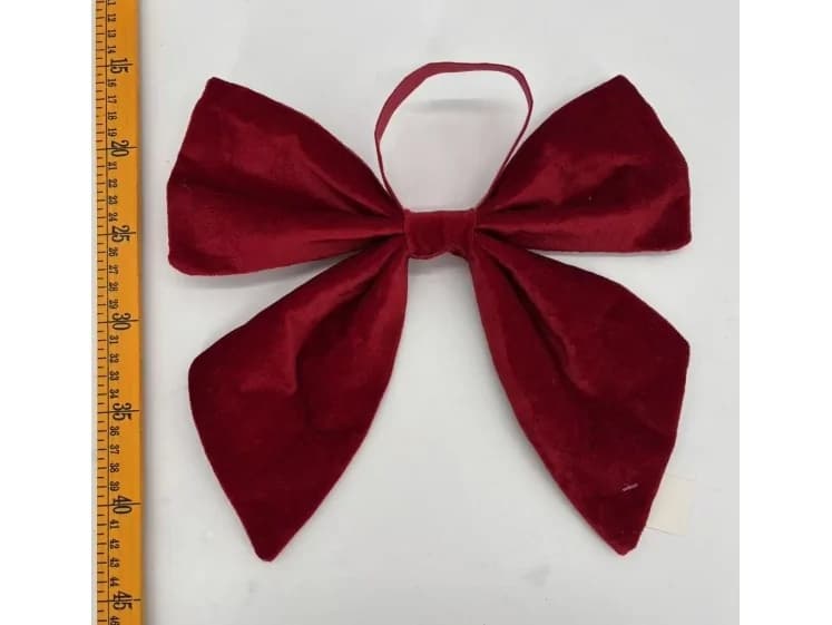 Funda Dark Red din Catifea 28x25cm