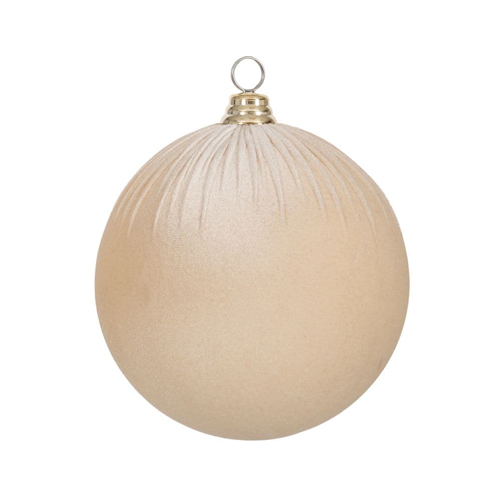 Glob Beige din Catifea 25cm