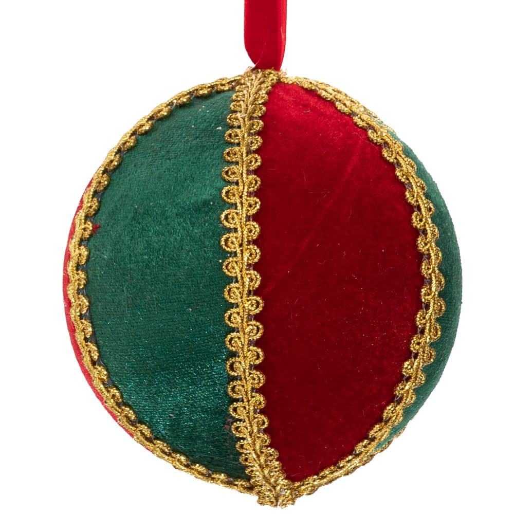 Glob Red Green din Catifea 10cm