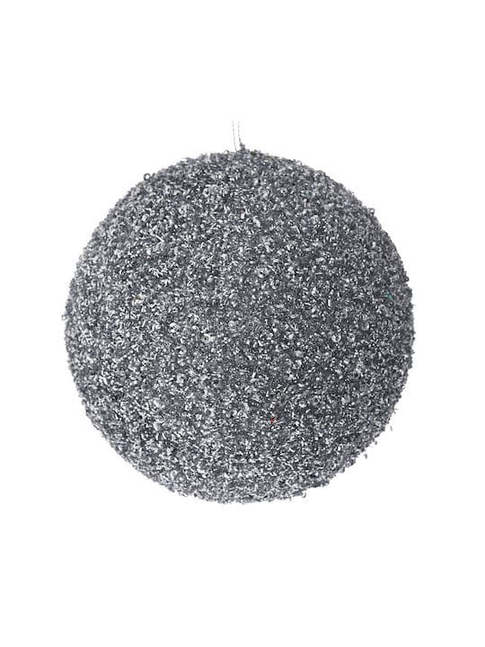 Glob Silver Glitter din Polistiren 25cm