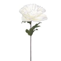 Floare Artificiala White din Spuma 75cm