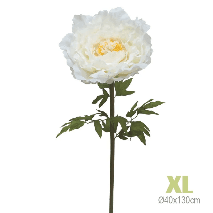 Trandafir Artificial White D40x130cm