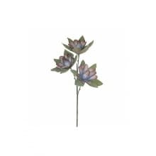 Floare Artificiala Blue Brown din Spuma 35x85cm