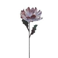 Floare Artificiala Blue Burgundy din Spuma 70cm