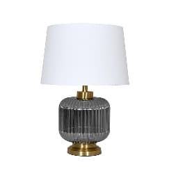 Veioza Gold Silver din Sticla D35x49cm