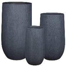 Vaza Antracit din Fiberclay D53x95cm