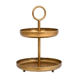 Etajera Gold din metal D30x41cm