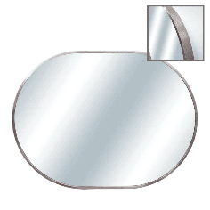 Oglinda Silver Pink din Aluminiu 60x80x4cm