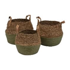 Cos Natural Verde din Alge D36x26cm