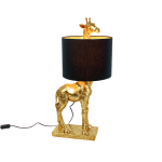 Lampa Black Gold Giraffe din Rasina 35x80x70cm