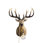 Lampa Decorativa Brown Deer din Rasina 58x42x75cm