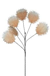 Floare Artificiala Light Brown din Spuma 126cm