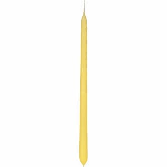 Lumanare Yellow Glossy 40cm