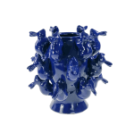 Vaza Blue Bunnies din Ceramica D29x26cm