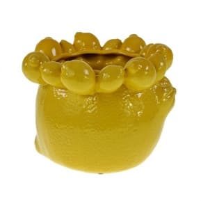 Vaza Yellow Lemons din Ceramica D24x19cm