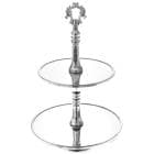 Etajera Silver din Metal cu Oglinda D26x40cm