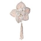Floare Cream Velvet 24x45cm