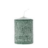 Lumanare Frosted Green D7x10cm