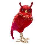 Bufnita Red din Catifea 17x12x24cm