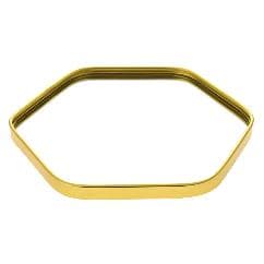 Tava Gold din Metal cu Oglinda 25x23cm