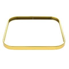 Tava Gold din Metal cu Oglinda 24x24cm