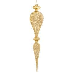 Set 4 Globuri Gold din Sticla D8x38cm