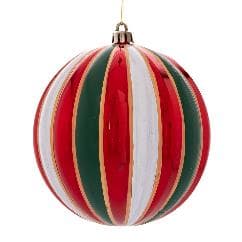 Glob Red Green White din Plastic 8cm