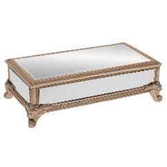 Cutie Bijuterii Gold din Rasina cu Oglinda 21x11x7cm