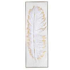 Tablou White Gold Feather 40x120cm