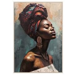 Tablou Woman with Turban 80x120cm