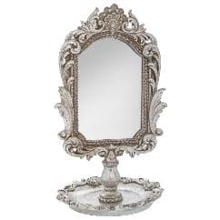 Oglinda Silver din Rasina 16x16x27cm