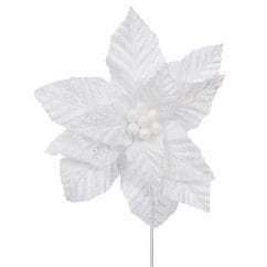 Craciunita Artificiala White Glitter 60cm