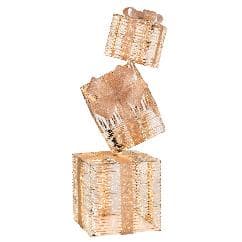 Decoratiune Golden Gifts cu LED 30x30x95cm