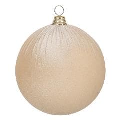 Glob Beige din Catifea 25cm