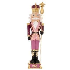 Figurina Pink Nutcracker din Rasina D14x47cm