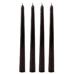 Set 4 Lumanari Black din Ceara 25cm